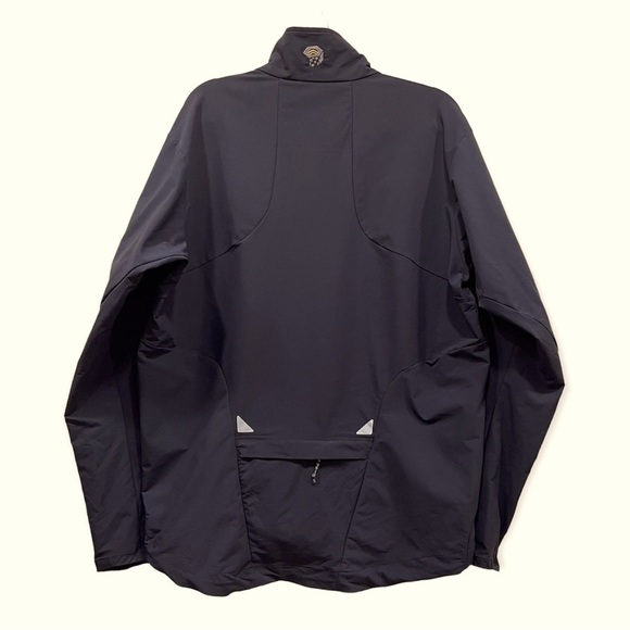 MOUNTAIN Hardwear black reflective lightweight rain shell size XL - Picture 2 of 6